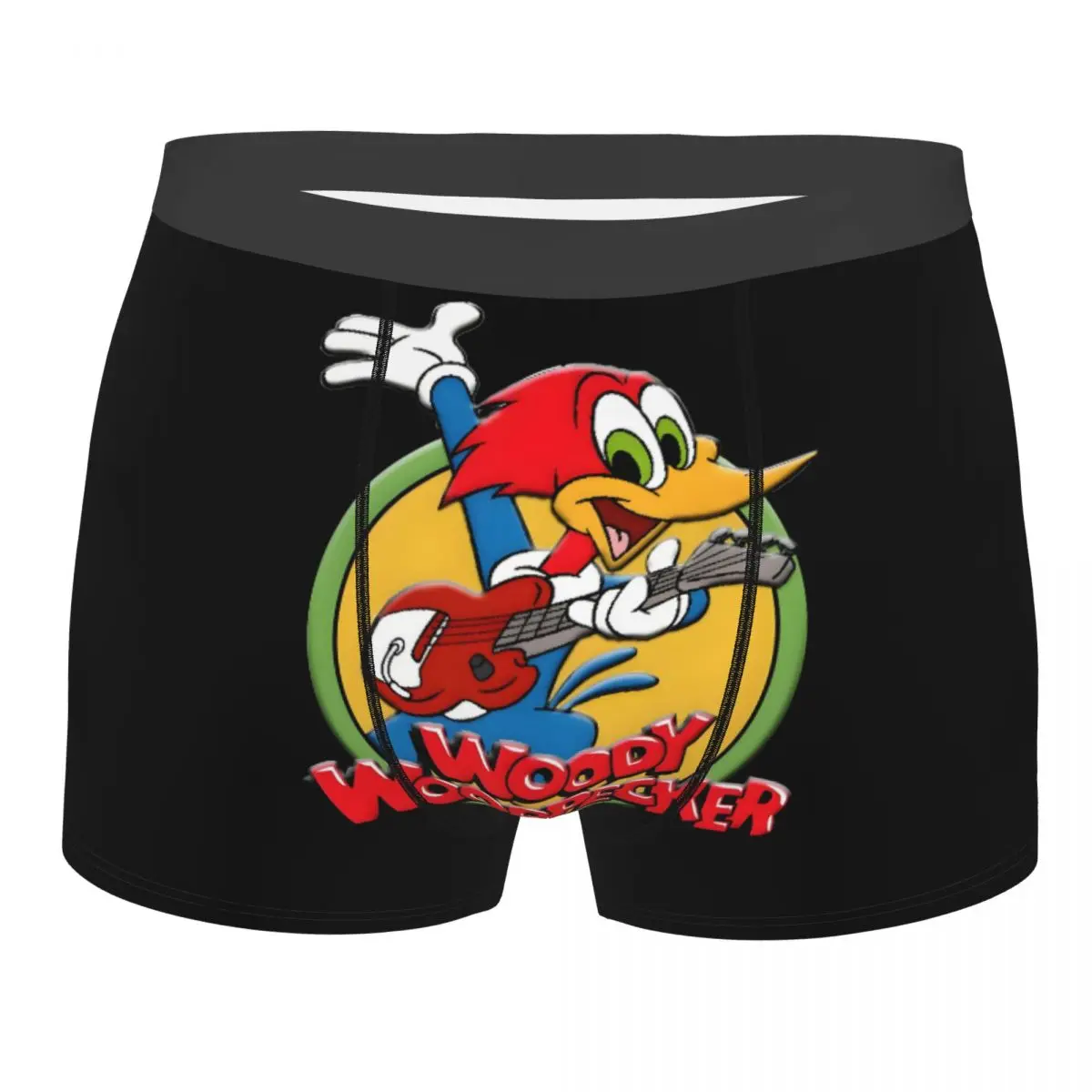 

Нижнее белье Woody Woodpecker IX на заказ, мужские трусы-боксеры с принтом Kawaii, аниме, шорты, мягкие трусы