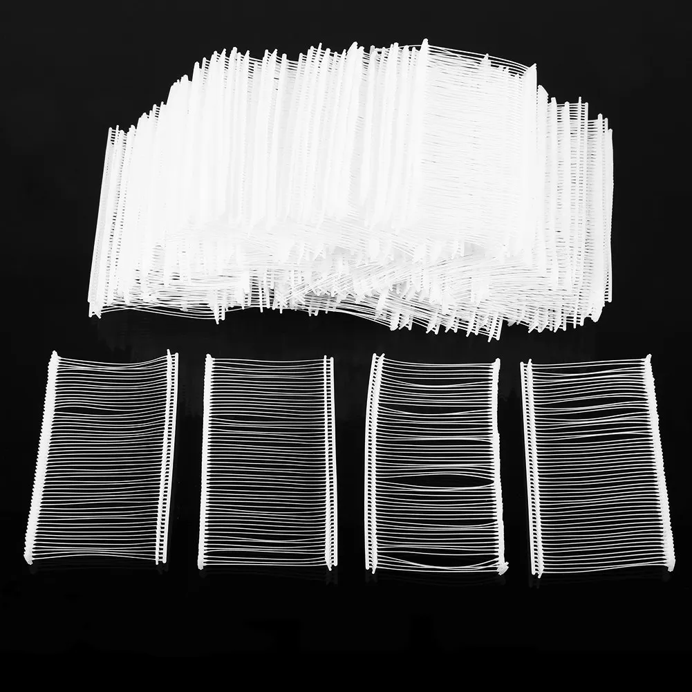 1Pack/5000Pcs 50mm 2 Inch Plastic Tagging Barbs Plastic I Type Price Tag Fasteners White Smooth Surface Tagger Fastening Pins
