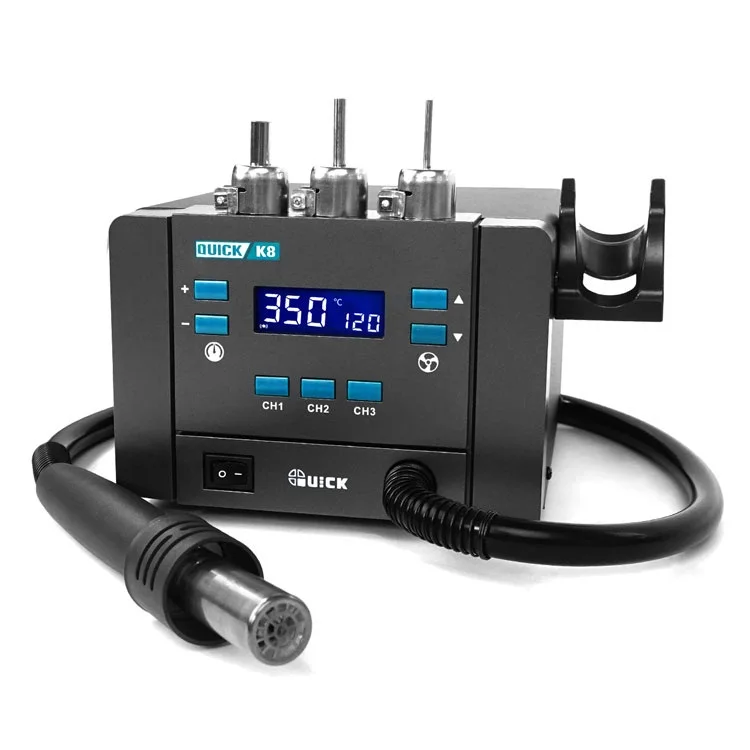 K8 110V/220V 1000W Hot Air Desoldering Station LED Digital Display Hot Air Heat SMD BGA Rework Station Tool