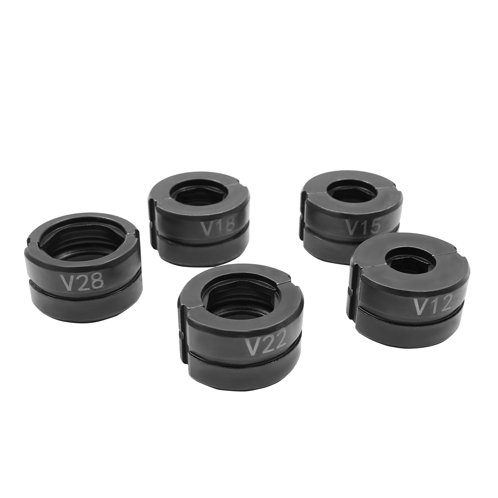 10T/100KN Professionelle Crimpzange, Hydraulisches Presswerkzeug-Set, Hydraulisches Presswerkzeug mit Butterfly-Form und 5* V-Formen – Detail 6