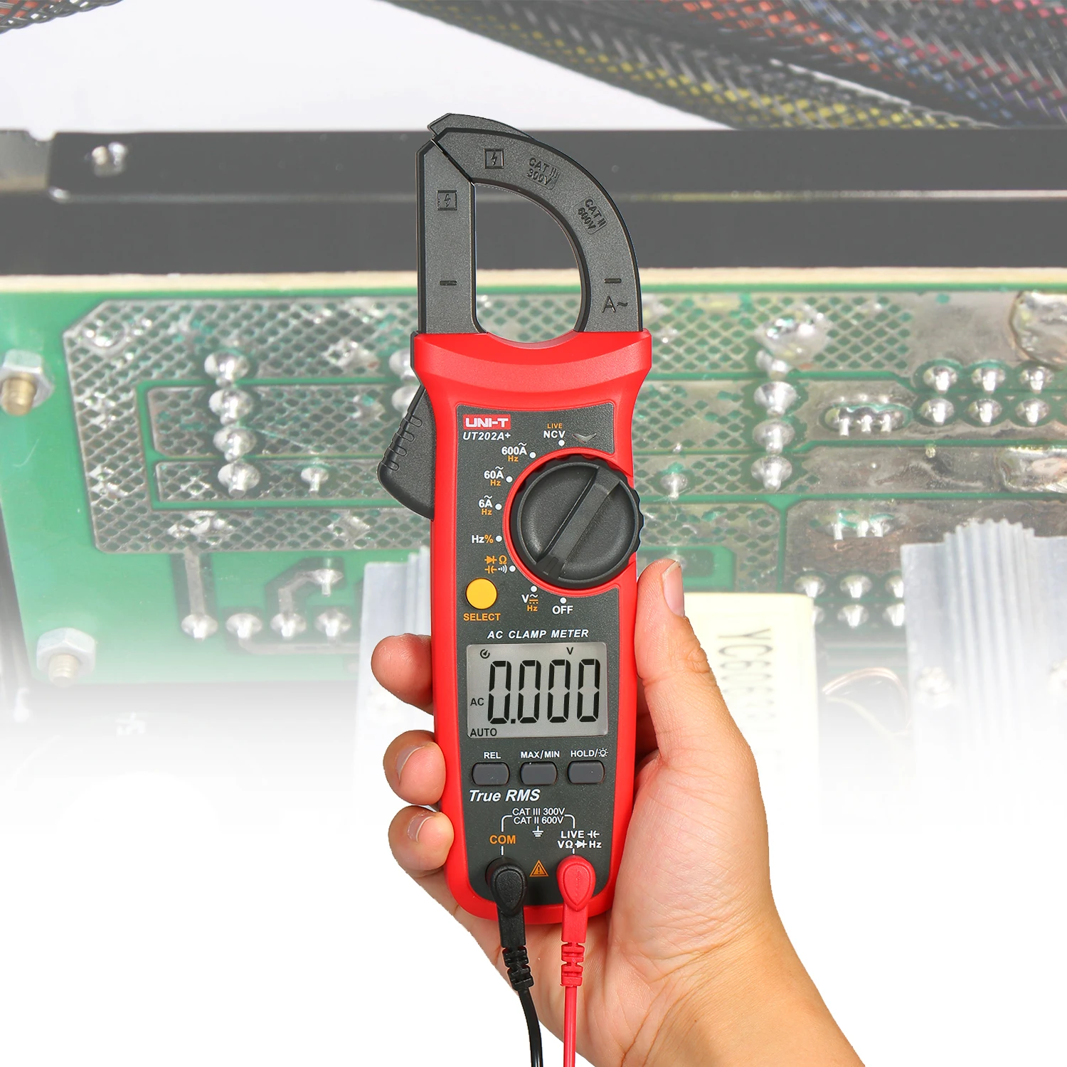 6000 Counts Digital True RMS Multimeter Clamp Ammeter Voltage Meter NCV Test Universal Meter Tester AC Current Clamp Tester