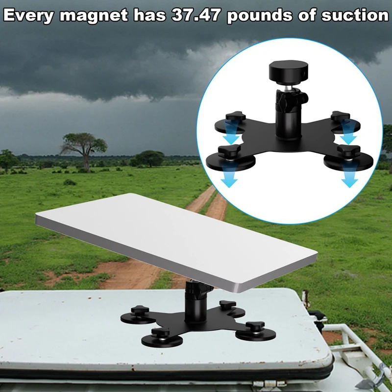 Starlink ミニ磁気ルーフマウント調整可能なベース車の屋根/窓用