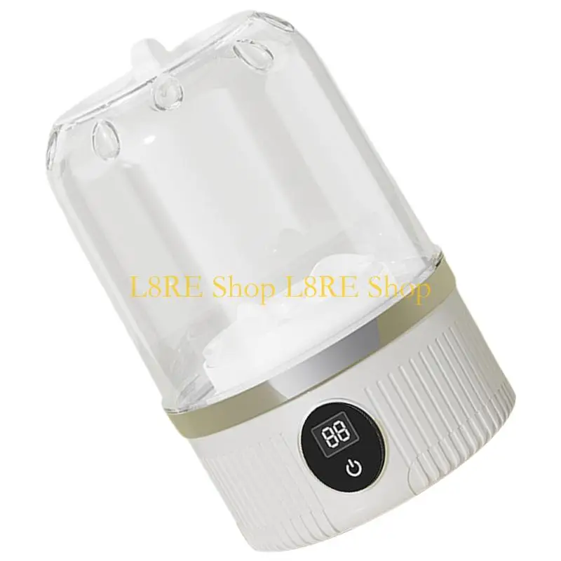 L8RE Miniature Rechargeable Clothes Washer for Delicates Socks and Towels Cordless Washing Machine Waterproof Laundry Device