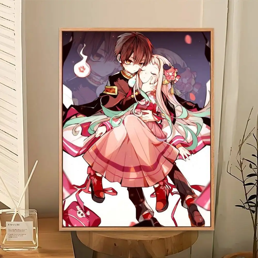 Cartoon Toilet-bound Hanako-kun   Poster Perfect Space Sticker Self Adhesive for Office Home Theater Wall Art Decor Fancy Gift