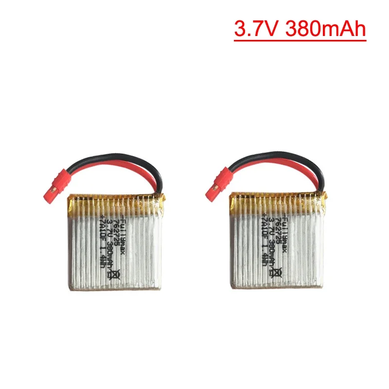 3.7 V 380mAh Lipo Battery for Drone Remote Control Quadcopter Spare Parts Syma X21 / X21w X26 762725 Accessories 3.7v Battery