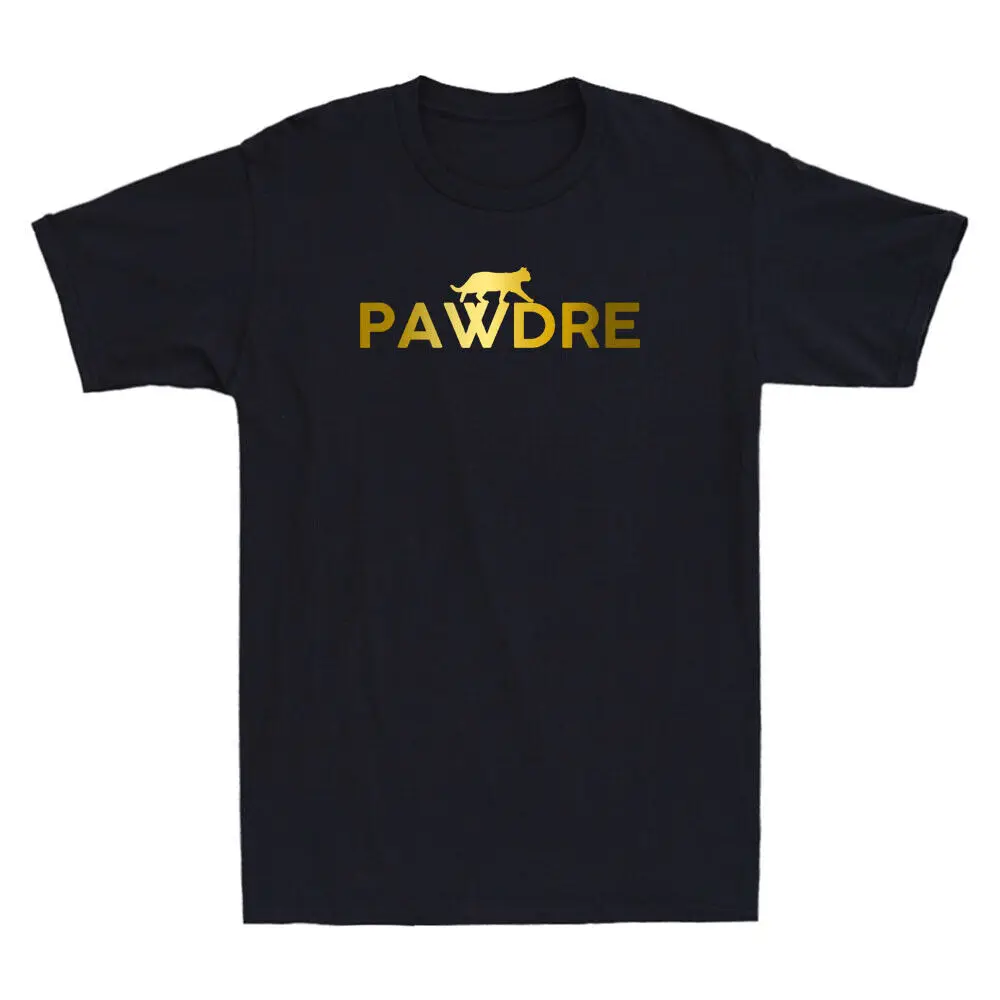 Pawe Cat Dad Funny Cats Meme Father's Day Gifts Golden Print Men's T-Shirt New