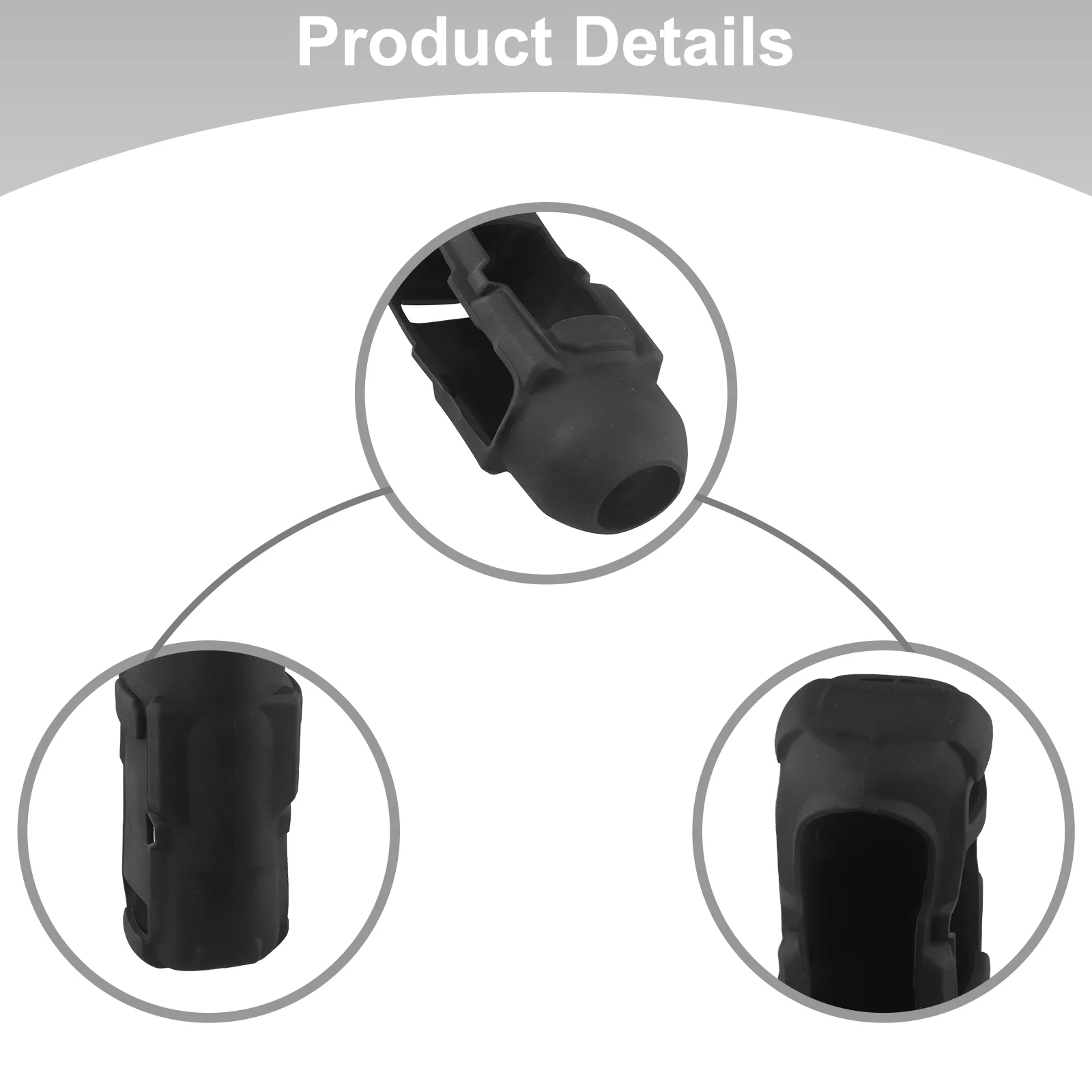 DCF899 Cover Wrench Cover N918391 Cover Unused Black Color Replace Part Flexible Application Scenario: Wrench Compatible Models - view 5