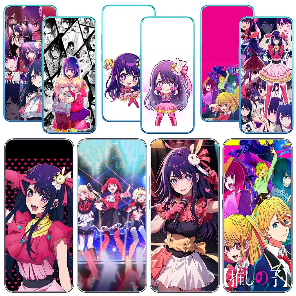 Anime Oshi No Ko Hoshino Ai Rubii Phone for Motorola Moto G13 G14 G53 G54 G62 G72 G82 G84 E13 E20 G42 G32 G23 G22 Cover Case