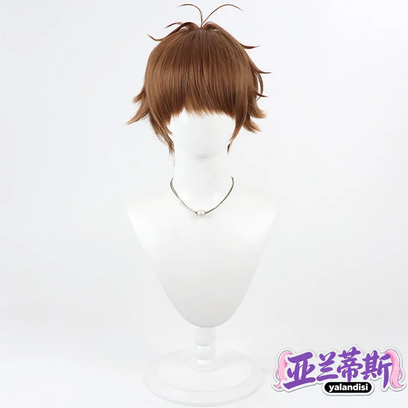 Yalandisi& Anime Commander Cosplay Wig Halloween Carnival Party Props Synthetic Hair Heat Resistant Fiber+Wig Cap