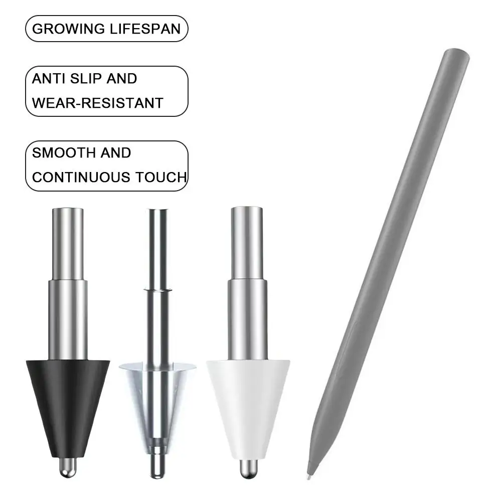 1Pcs Metal Smart Stylus Pen Nib for Xiaomi Mi Pad 5 Pro Spare Nib Tips High Sensitivity Replacement Pencil Tips for Xiaomi J1H2