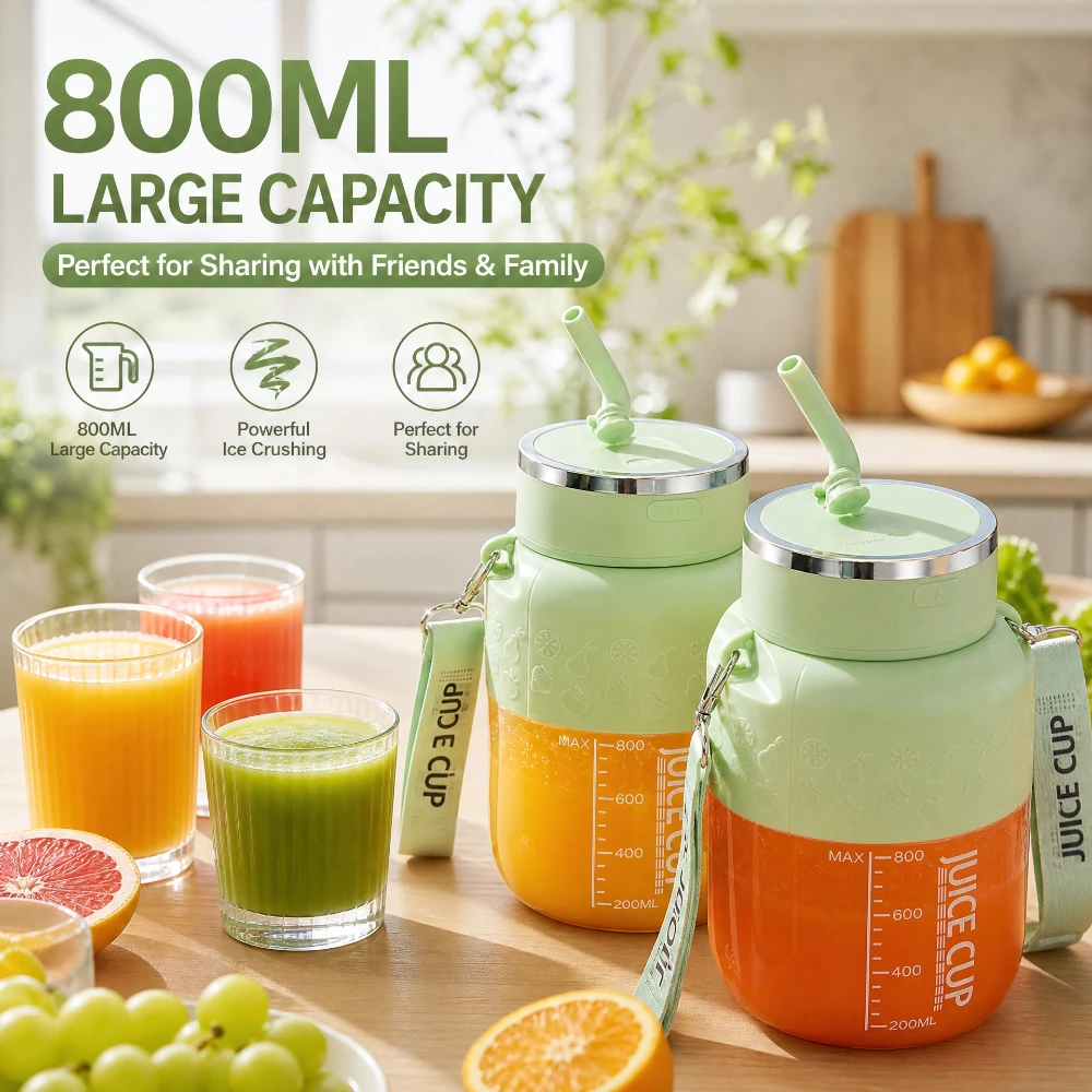 Портативный блендер с соломинк – обзор и цена Portable Blender Usb Rechargeable