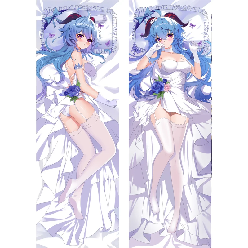 

New PatternGenshin Impact Pillowcase Ganyu Dakimakura Customize Anime Game Hugging Body Pillow Case