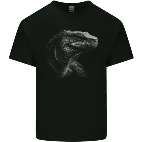 A Komodo Dragon Mens Cotton T-Shirt Tee Top