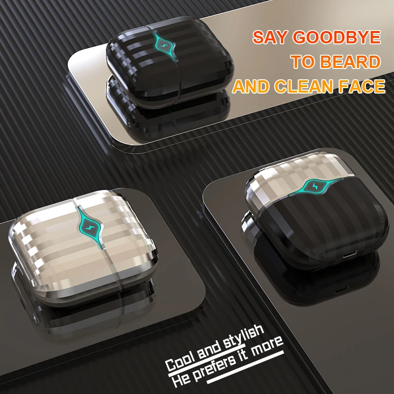 Newest AI Intelligen Reciprocating Shaver For Man Professional Portable Travel Electric Razor Mini Twin Beard Knives Trimmer