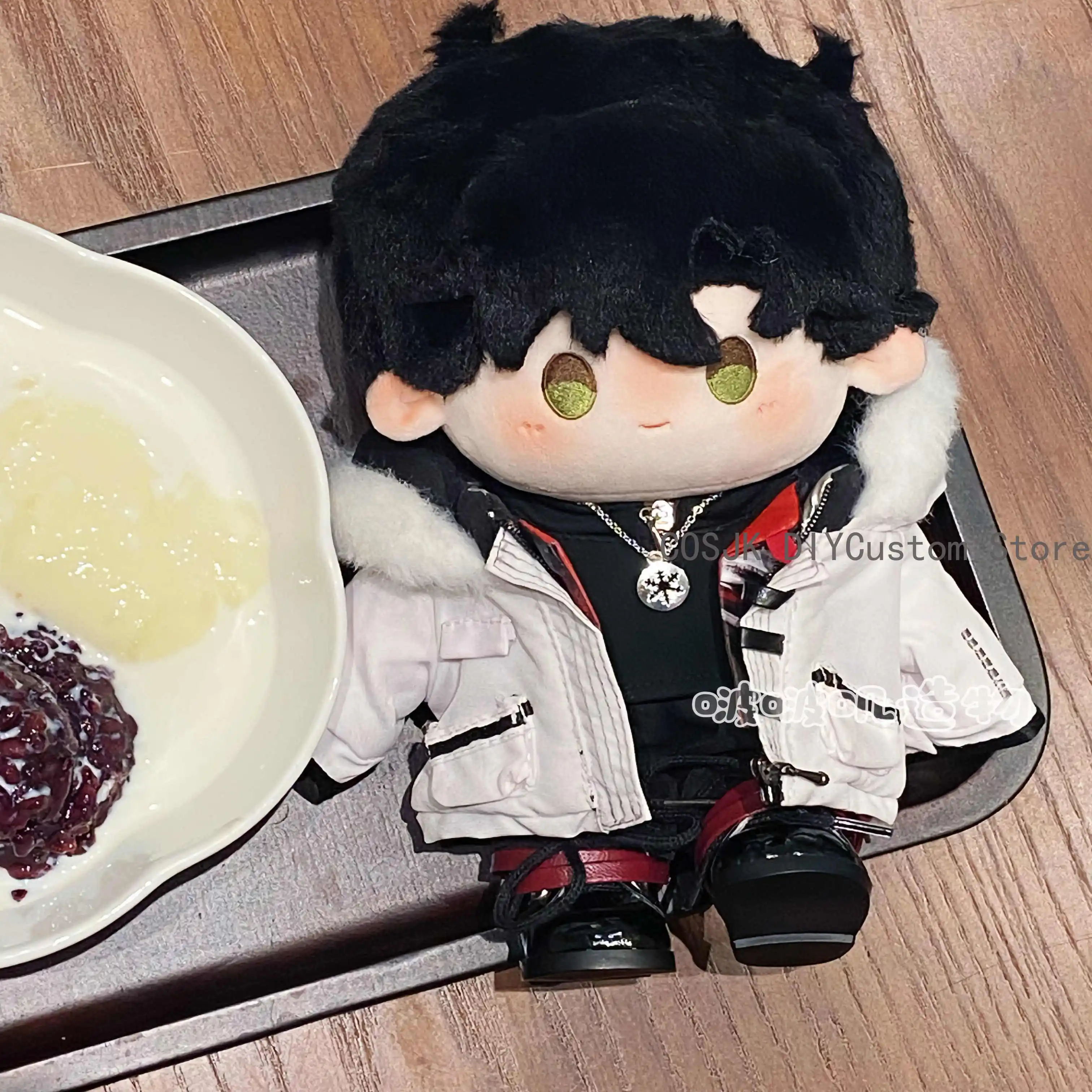 

Зимний костюм с буквами, одежда 20 см, аниме Love and Deepspace Li Shen Zayne, костюм на день рождения, мягкая плюшевая одежда для тела, подарок