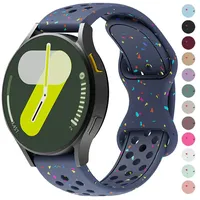 18 20 22mm Silicone Strap for Samsung Galaxy Watch7 6 5 4 44 40mm 6Classic 43/47mm GearS3 Bracelet for Huawei 3 4Pro GT3/2e Band