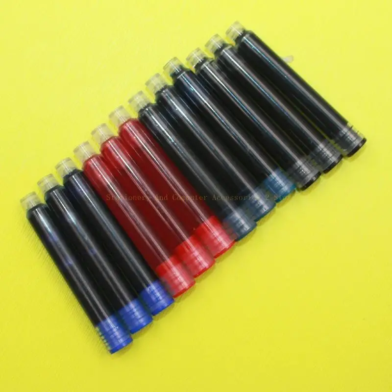 10pcs verfügbar blau schwarze Brunnen Stift Tinte Patron