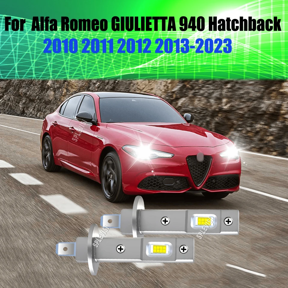 

Enhanced Illumination H1 LED Headlight Hi Bulbs For Alfa Romeo GIULIETTA 940 Hatchback 2010 2011 2012 2013 2014 2015 2016-2023