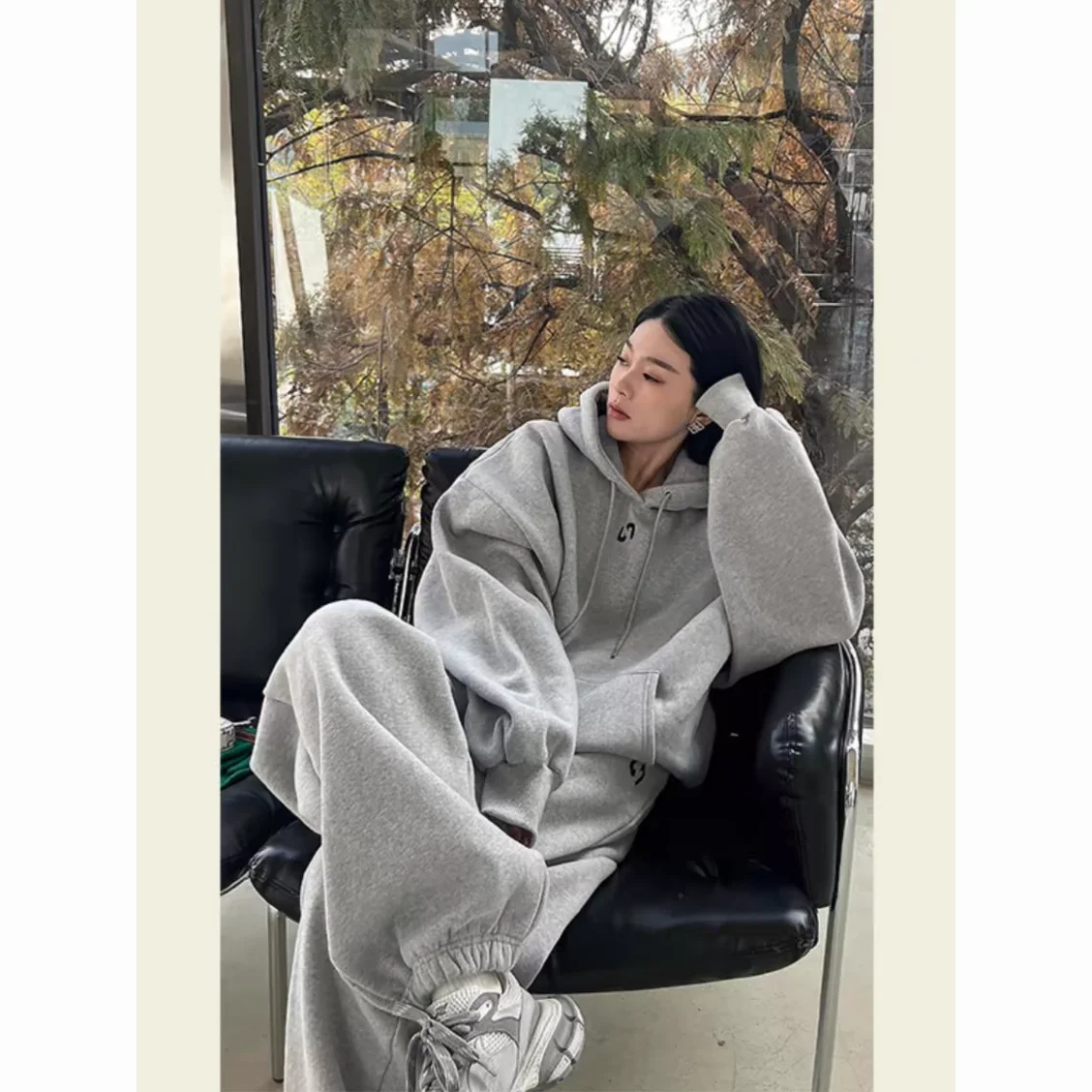 large-size-300-pou-autumn-winter-sports-suit-set-men-women-hoodie-loose-casual-pants-two-piece-set-youth-long-sve-long