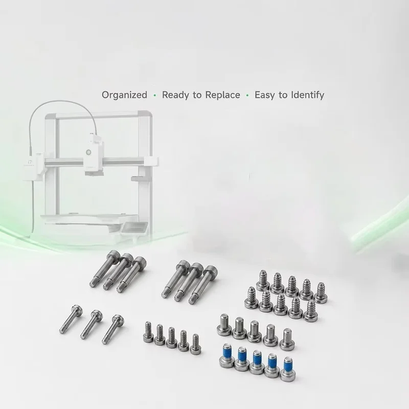 For SPARKX I7 Spare Screws Kit Easy to Replace and Precise Essential Spare Screws Kit for I7 3D Printer Parts [No.3 Elnic]
