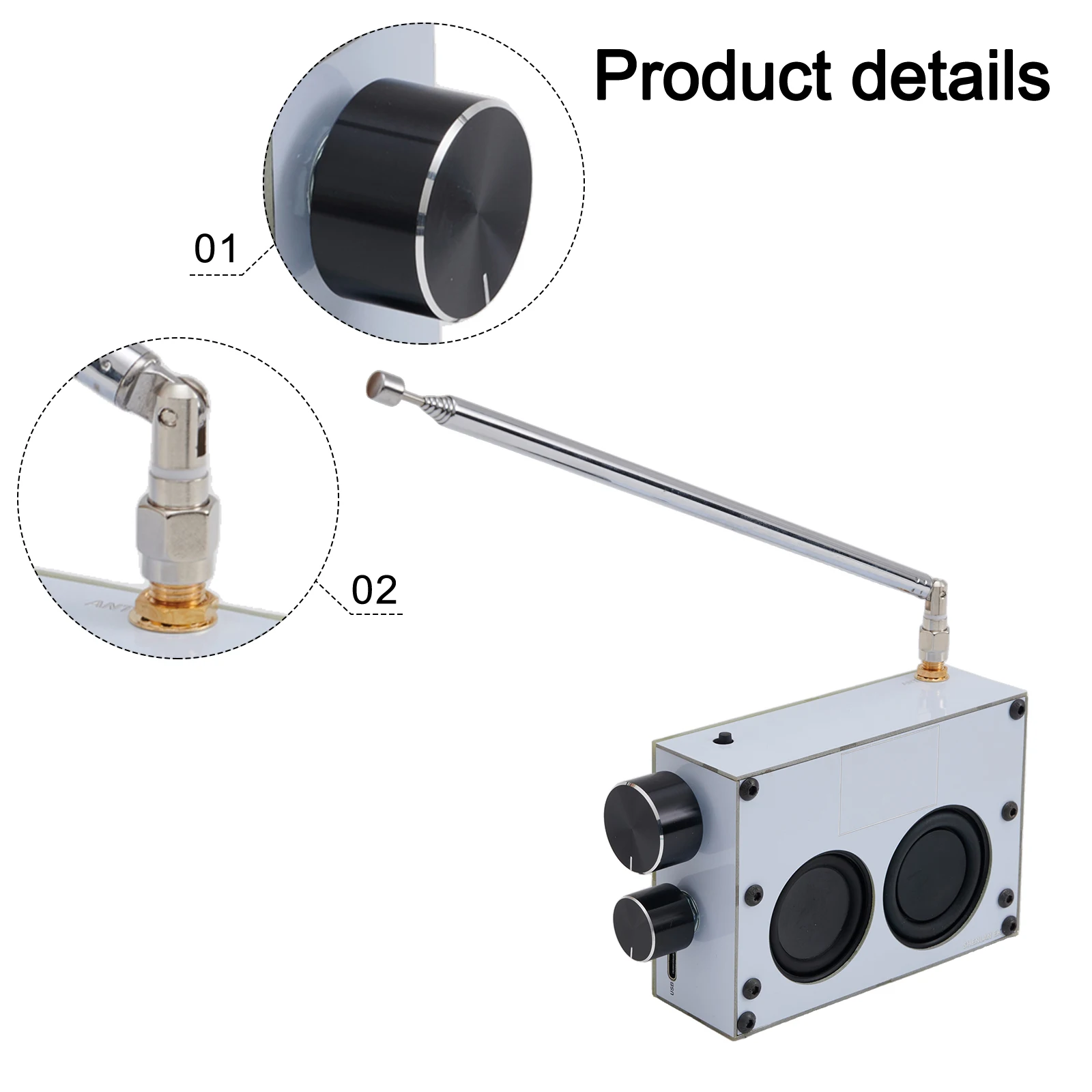 For Home Radio Use 100 X 75 X 32mm HAM Radio Adaptive Noise Suppressor Radio Radio AM SSB NFM WFM Demodulation