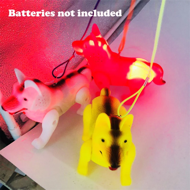 1Pcs Cartoon Light Up Music Electric Dog Toys Funny Cute Baby Crawling Children's Puzzle Toys Boy Girl Fun Holiday Birthday Gift