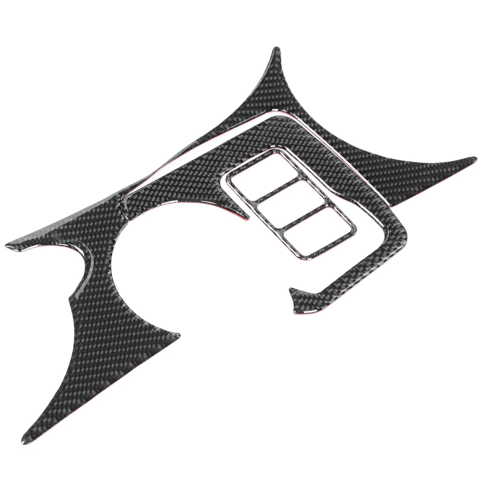 

Carbon Fiber Car Center Console Water Cup Holder Decoration Cover Trim Sticker Accessories For Nissan 370Z Z34 2009‑2020