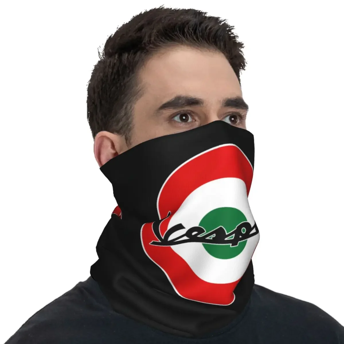 Outdoor Sports Balaclava Vespas Motor Cycling Mask Neck Cover Motorcycle Face Cover Mask Running Travel Windproof Scarf Bandana