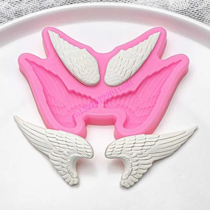 M76B Angel Wing Keychain Epoxy Resin Factionative