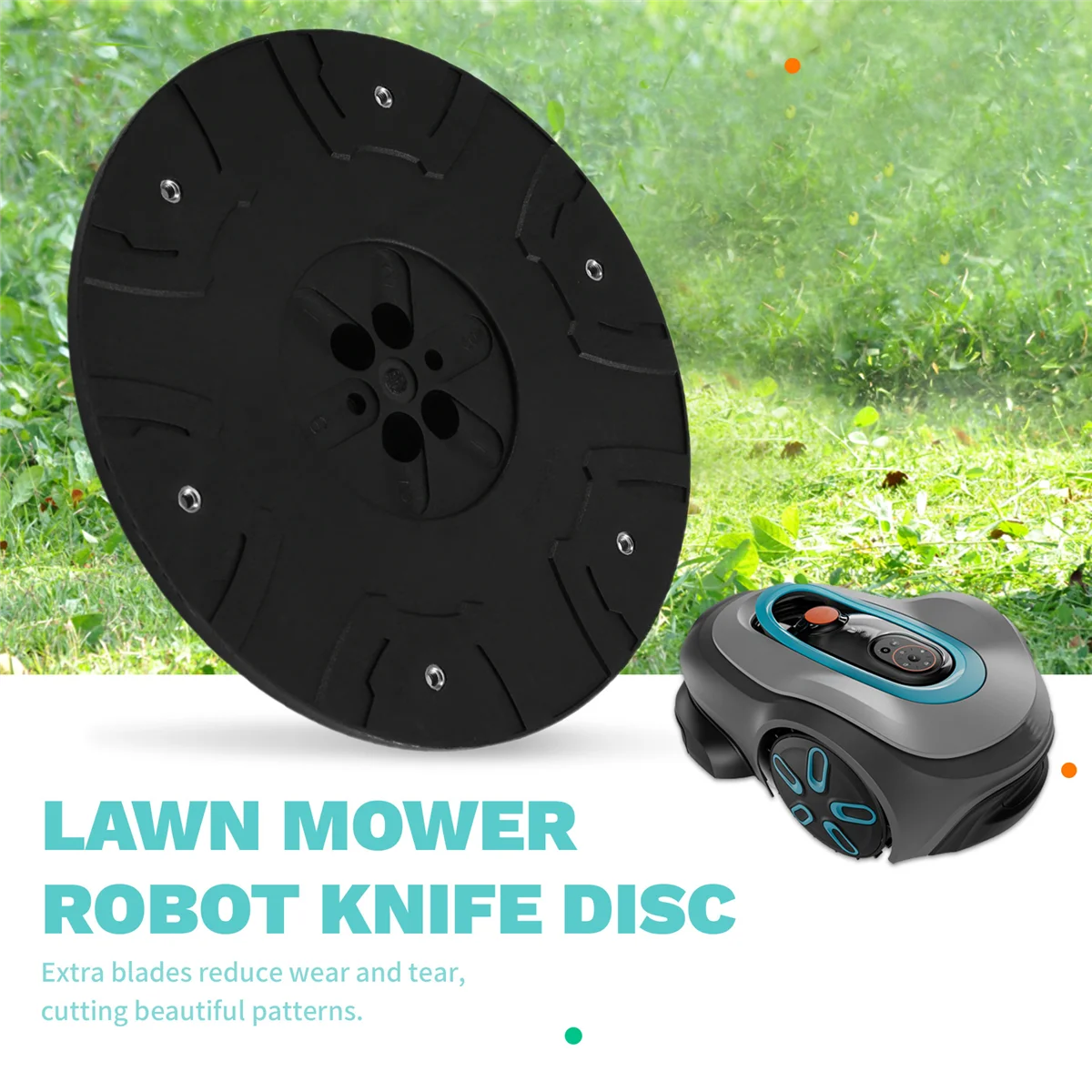 New RIS-GH-2 Lawn Mower Robot Knife Disc for Robotic Mower Cutter Disc Garden Tool Parts