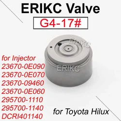 G4-17# Diesel Fuel Injector G4 Control Valve Plate 23670-09460 23670-0E060 for DENSO TOYOTA 295700-1110 23670-0E090 23670-0E070