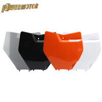 Motorcycle Front Number Plate Plastic Cover For KTM SX SX-F XC XC-F 125-450 2016-2017 Motocross Enduro Dirt Pit Bike Accessories