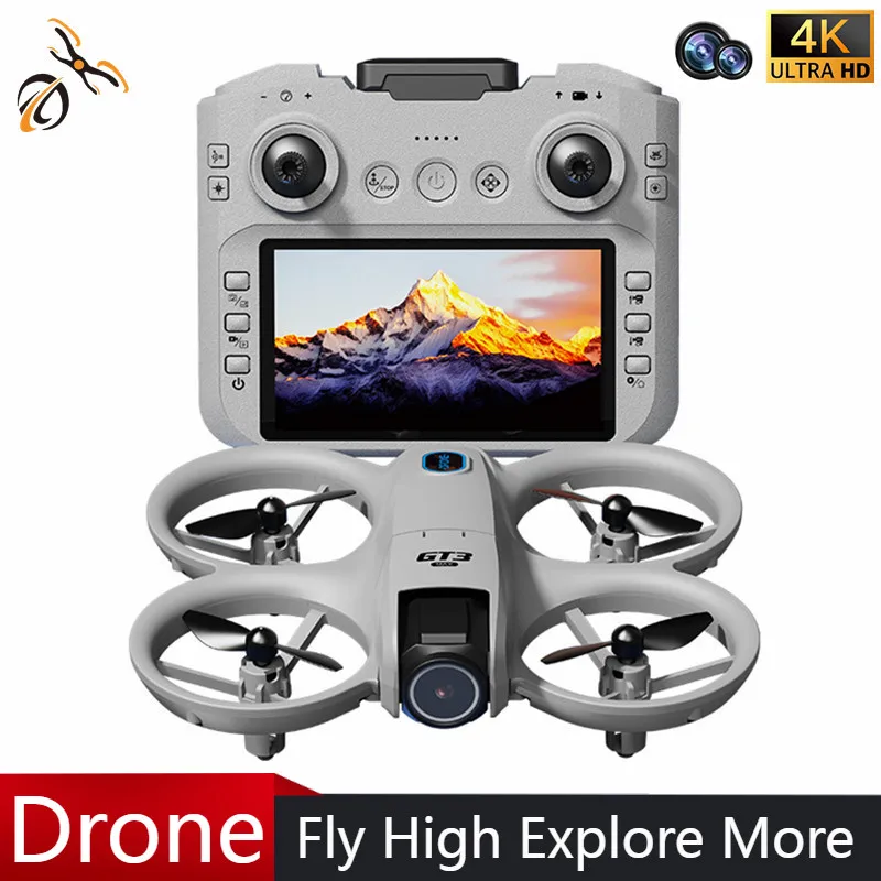 

GT3 MAX Mini Drone GPS 4K HD Dual Camera With LED Foldable Drones Brushless Motor Obstacle Avoidance RC Quadcopter Toys Gifts