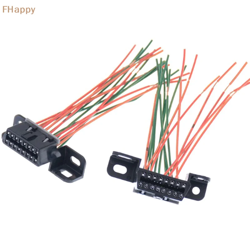 

16 Pin Car Computer Detection Universal Connector Main Line Cable Female Extension Connector Obd 2 Adapter Cable