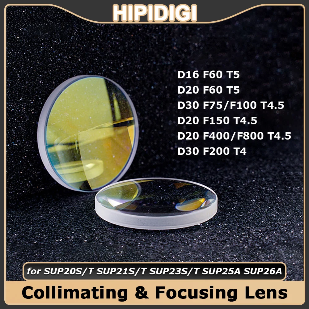 Laser Welding Collimating Focusing Lens D16 D20 T4.5 F50 F150 F200 SUP21S/T SUP23S/T SUP22C for SUP Handheld Laser Welding Head