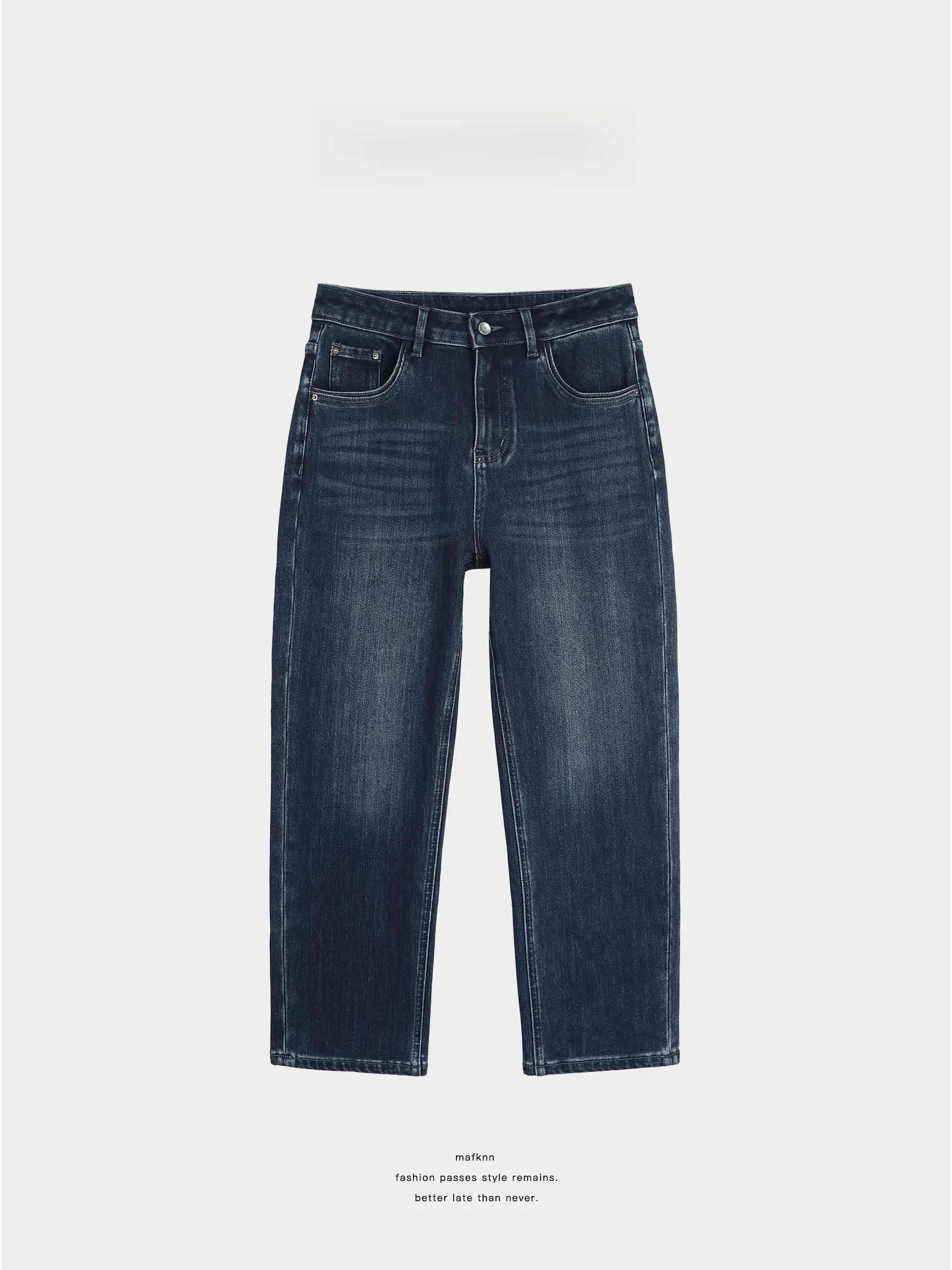 

Винтажные джинсы с высокой талией, прямые, на флисовой подкладке, эластичные, с эффектом похудения, для полных женщин, комфортные, дышащие, зимние