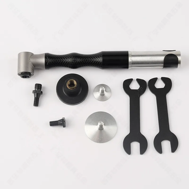 

Electric 90 ° Multifunctional Elbow Grinder - Silver Black 90 ° Elbow Sandpaper Machine