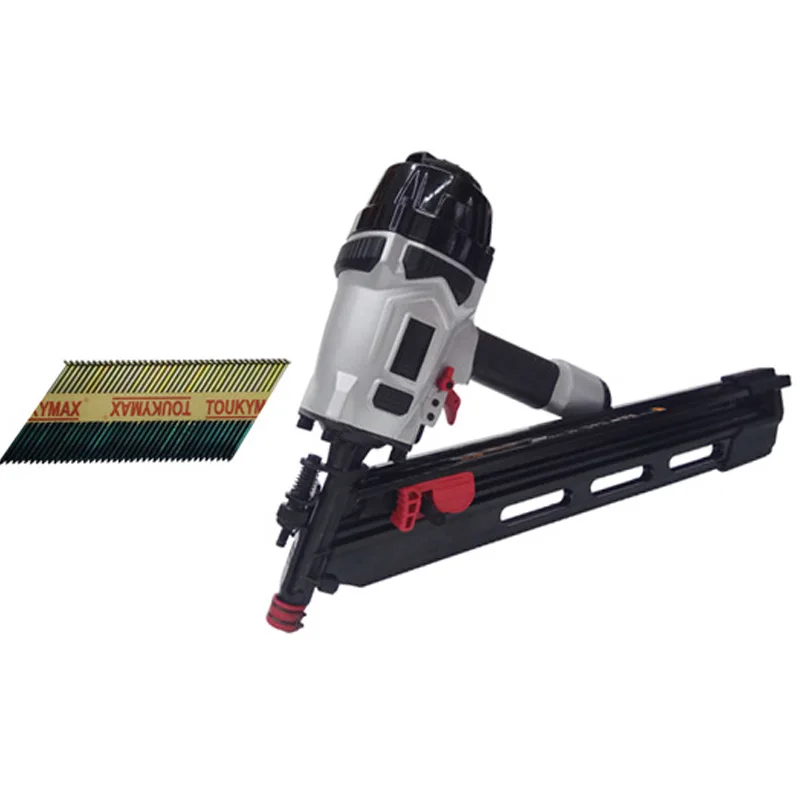 

Framing Nailer Pneumatic 2-Inch Up To 3-1/4-Inch Plastic Collated Full Head Framing Nails 21 Degree Magazine