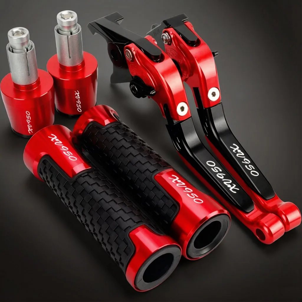 

For YAMAHA XVS950 2014-2018 XVS 950 Bolt 2015 2016 2017 7/8"22MM Handlebar Grips Handle Bar Grip Ends Brake Clutch Levers