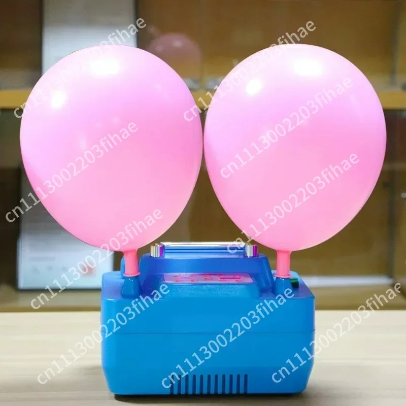Portable Automatic Double Hole High Pressure Balloon Pump Blow Balloon Machine Air Pump