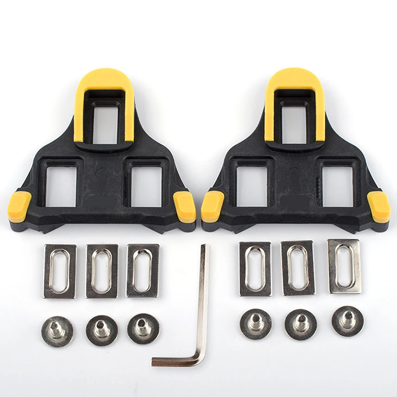 Road Bike Pedal Cleat SPD SL Bicycle Pedals Plate Clip Self-locking Plate Float Pedal Cleats Cycling Shoes Bicycle Accessories