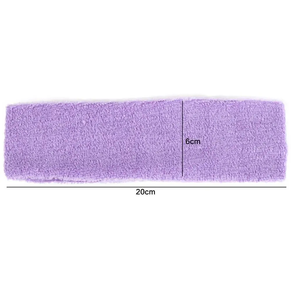 부드러운 남성 여성 순수한 색상 강한 탄성 스포츠 체육관 액세서리 Sweatband 요가 헤어 밴드 머리띠 스트레치 헤드 밴드