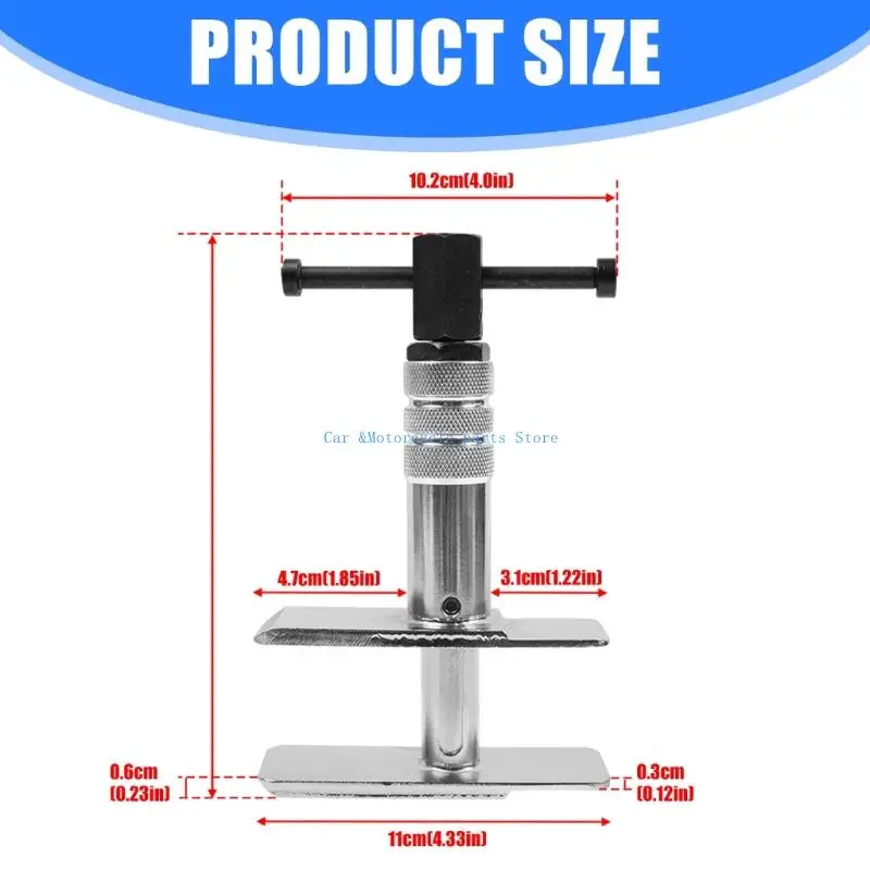 Y9UC العالمي الفرامل الفرجار أداة مفرشة للدراجات النارية السيارات قابل للتعديل الفك 75 مللي متر الحد الأقصى خفيفة الوزن 1.5 كجم #6