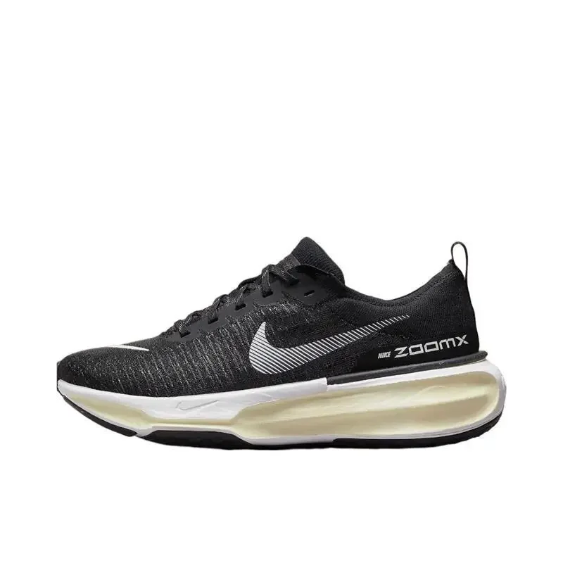 Nike ZoomX Invincible Run Flyknit 3 Unisex White Black Air Cushion Wear Resistant Non-slip Fashion Vintage Running Shoes