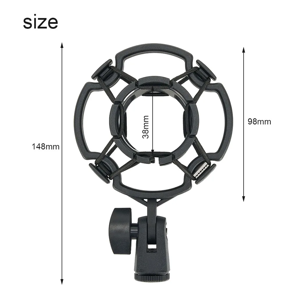 Microphone Mount Innovative Design Mic Bracket Clip for Optimal Sound Isolation and Low Frequency Resonance Control