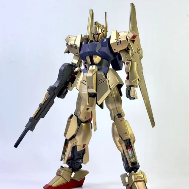 1 : Figurine d'action robot de couleur or 1:144, modèle à l'échelle, multi-articulations mobiles, pour passionnés de modélisme, kit de construction de modèle à assembler, cadeau DIY, modèle de mecha