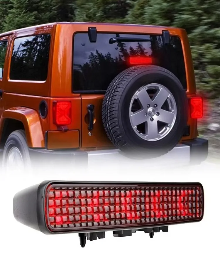 

Led Tail Light for Jeep Wrangler Car Third Brake Light Compatible with Wrangler JL 2018-2019 High Mounted Stop Lamp Accessories