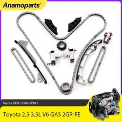 Engine Parts Timing Chain Kit Fit 2.5 3.5 L 2GR-FE 4GR-FSE For Toyota Camry Avalon RAV4 Sienna Lexus RX350 2.5L 3.5L V6 GAS
