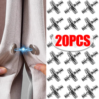 Magnetic Curtain Clips Detachable Curtain Magnets Button Prevent Light Adjustment Window Screen Close Magnet Buckle Fix Fastener