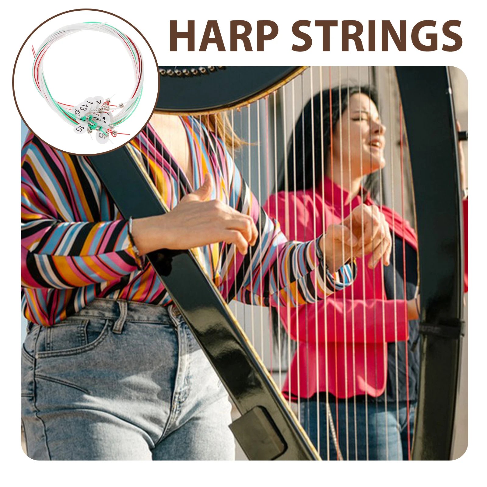 

Harp Instruments Strings Musical Accessories Replace Replacement Stringed Parts